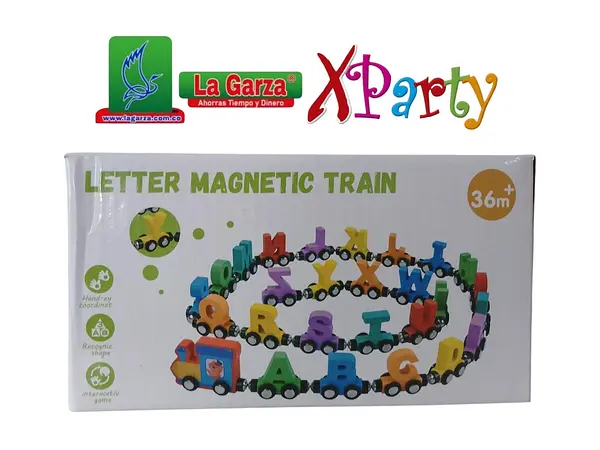 Tren Figuras Madera Magnético Sc-7156