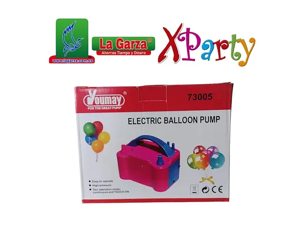Inflador De Globo Eléctrico X2 Boquilla 73005 Sc-6105