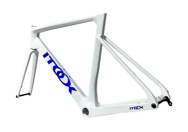 Bicicleta Compas Pro Blanco/Azul Grupo 105 Rines F1pro 7.5gr