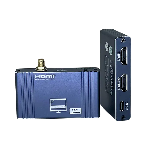 Extender Hdmi Wireless 100 Metros Con Antena Aluminio