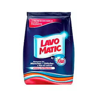 Detergente Lavo Matic Fab Colores Más Vivos y Brillantes, Re