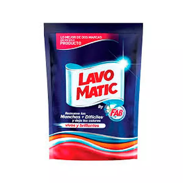 Detergente Liquido Lavo Matic Fab Remueve Manchas, Colores M