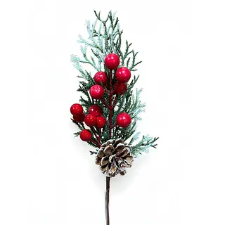 Pin Hoja Navidad 20cm