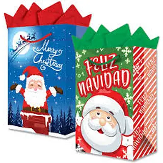 Bolsa Regalo Feliz Navidad Mediana Je-41/44/35/38