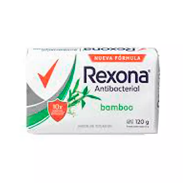 Jabón Rexona Antibacterial Bamboo Nueva Formula