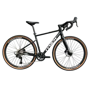 Bicicleta Gravel Crax Aluminio Negra 1x9 Grupo Sensah