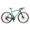 Bicicleta Gravel Crax Aluminio Verde 1x9 Grupo Sensah
