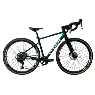 Bicicleta Gravel Crax Aluminio Verde 1x12 Grupo Sensah