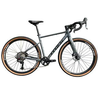 Bicicleta Gravel Crax Aluminio Gris 1x12 Grupo Sensah