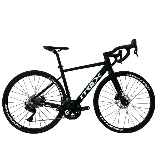 Bicicleta Ruta Negra En Aluminio Quetzal Grupo Ltwoo 2x11