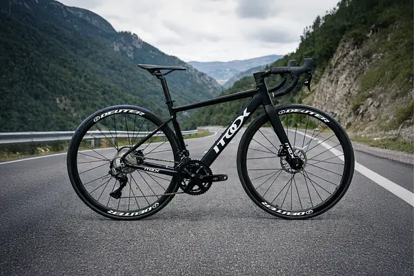 Bicicleta Ruta Negra En Aluminio Quetzal Grupo Ltwoo 2x11