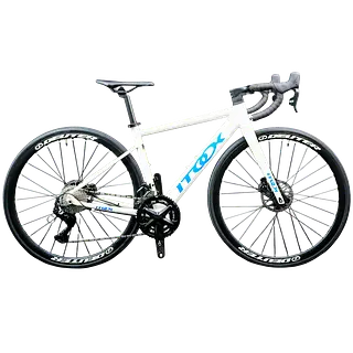 Bicicleta Ruta Blanca En Aluminio Quetzal Grupo Ltwoo 2x11