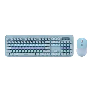 Teclado Teclas Redonda Blue Inalámbrico T1b 2.4h