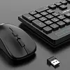 Combo Teclado Y Mouse Inalámbrico W100 Negro