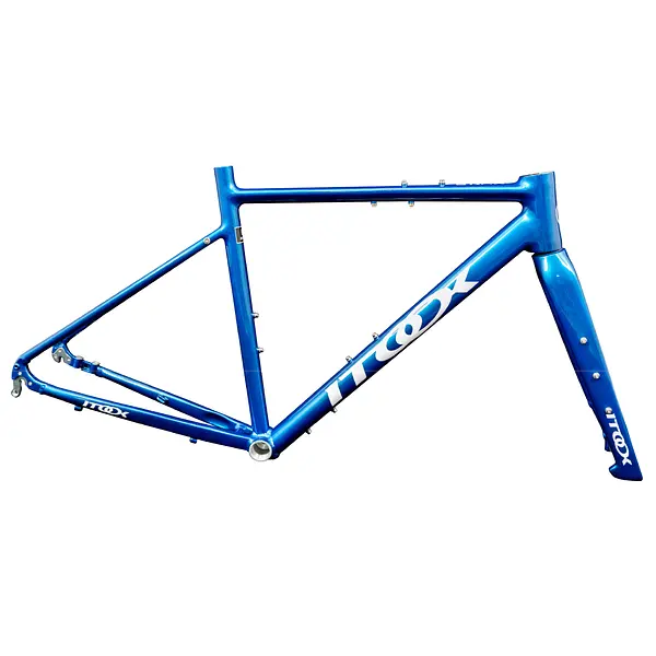 Marcos Gravel En Aluminio Crax Color Azul