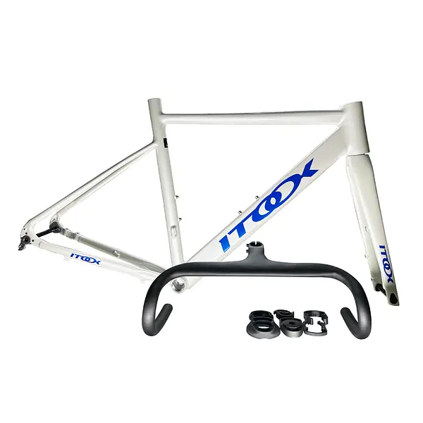 Marco De Ruta En Aluminio Quetzal Color Blanco