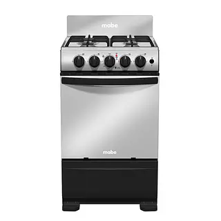 Estufa Mabe Con Horno 52 Cm Gas Inox-Negro