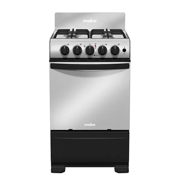 Estufa Mabe Con Horno 52 Cm Gas Inox-Negro