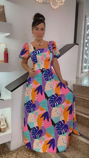 Vestido Multicolor – Estilo Vibrante Y Chic