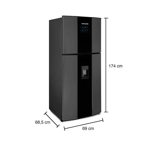 Nevera No Frost Challenger 390 Litros Brutos - Cr 390