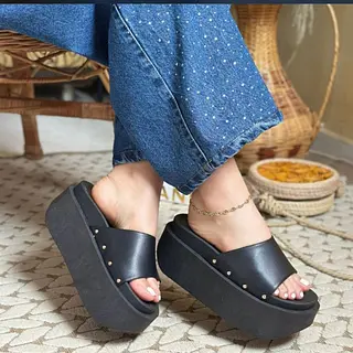 Sandalias Plataforma Negras Chic 👡✨