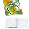 Cuaderno Música Pentagramado