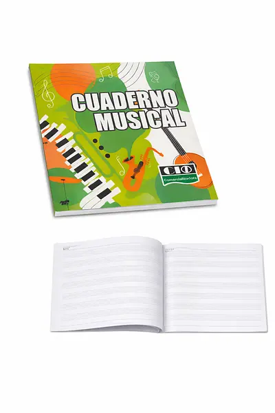 Cuaderno Música Pentagramado