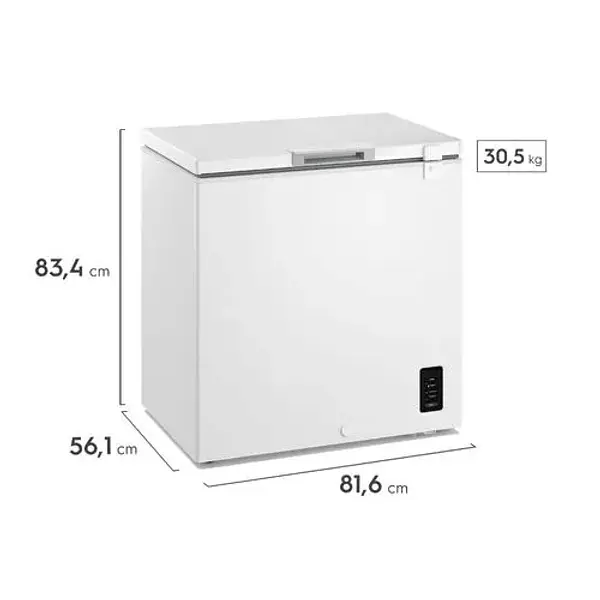 Congelador Horizontal Electrolux 197l Frost Inverter Blanco