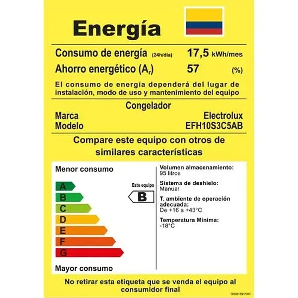 Congelador Horizontal Electrolux 95l Frost Inverter Negro