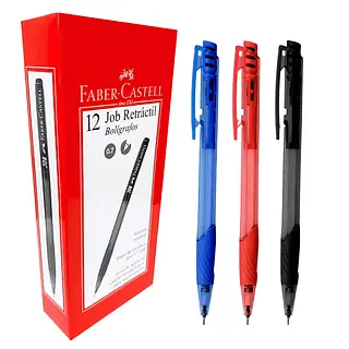 Bolígrafo Retráctil 0.7 Job Faber Castell