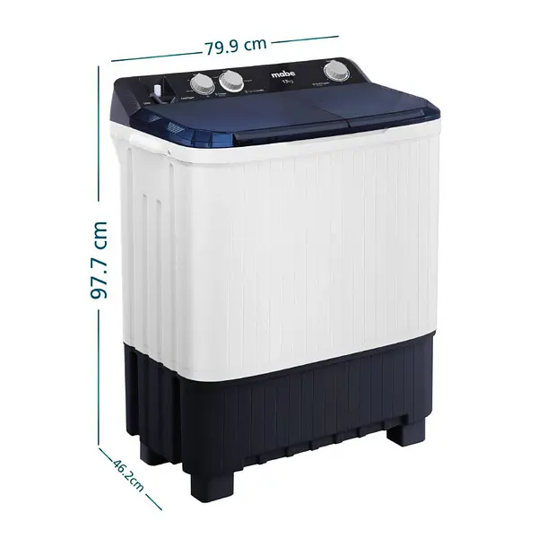 Lavadora Semiautomática 13 Kg Blanca Mabe