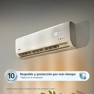 Aire Acondicionado Mini Split 9000btu Inv 110 Blanco Mabe