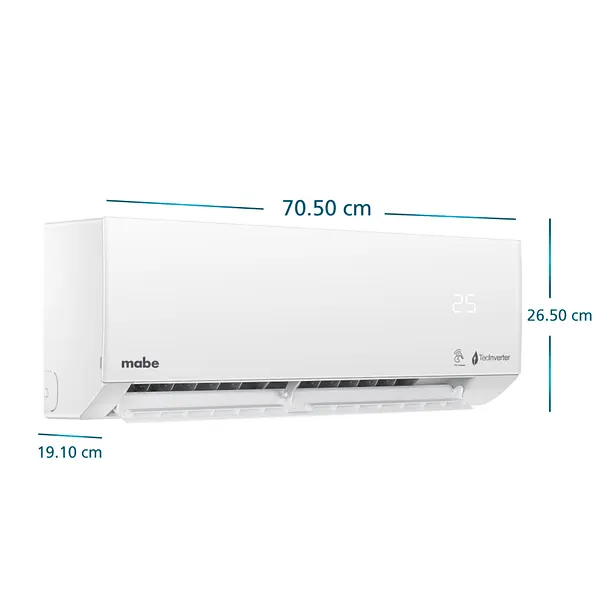 Aire Acondicionado Mini Split 9000btu 220 Blanco Mabe