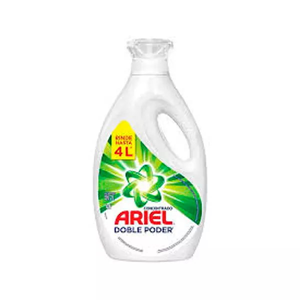 Jabón Liquido Para Ropa Ariel Doble Poder Rinde El Doble