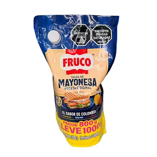Salsa Mayonesa Fruco 1000gr