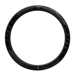 Aro Deuter De Ruta De Carbono Perfil 50mm (Disco) 24 Huecos