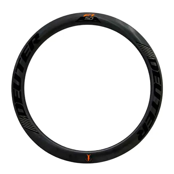 Aro Deuter De Ruta De Carbono Perfil 50mm (Disco) 24 Huecos