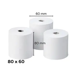 Rollo Termico 80x 60mts Paquete X3 Unid