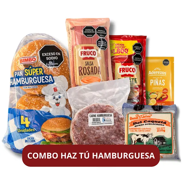 Combo Haz Tú Hamburguesa