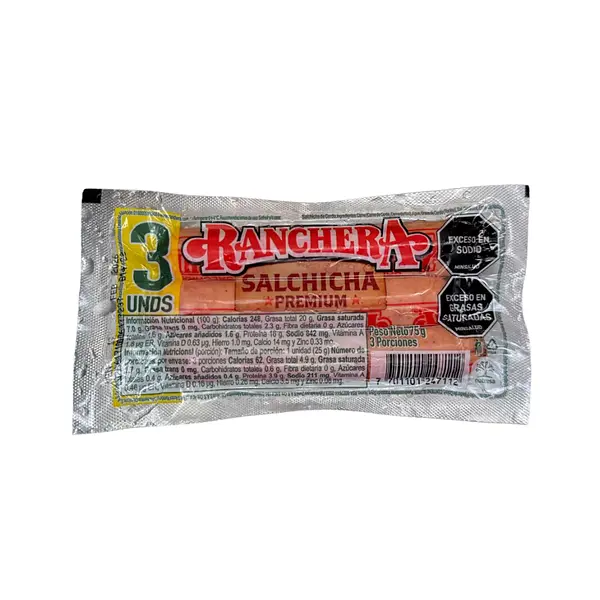 Salchicha Ranchera X 3 Unidades