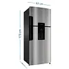 Nevera Mabe No Frost 415 L Brutos Inox