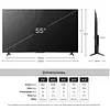 Tv Tcl 55" Pulgadas 4k-Uhd Led Smart Tv Google