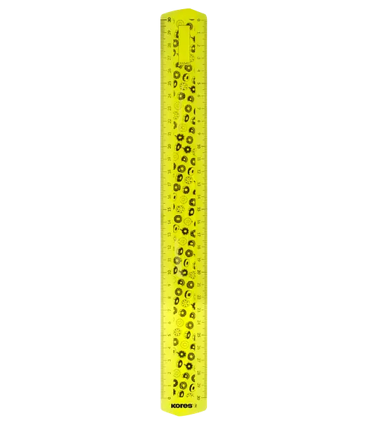 Regla Flexible 30cm Plastica Kores