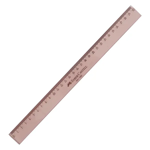 Regla 30cm Plana Faber Castell