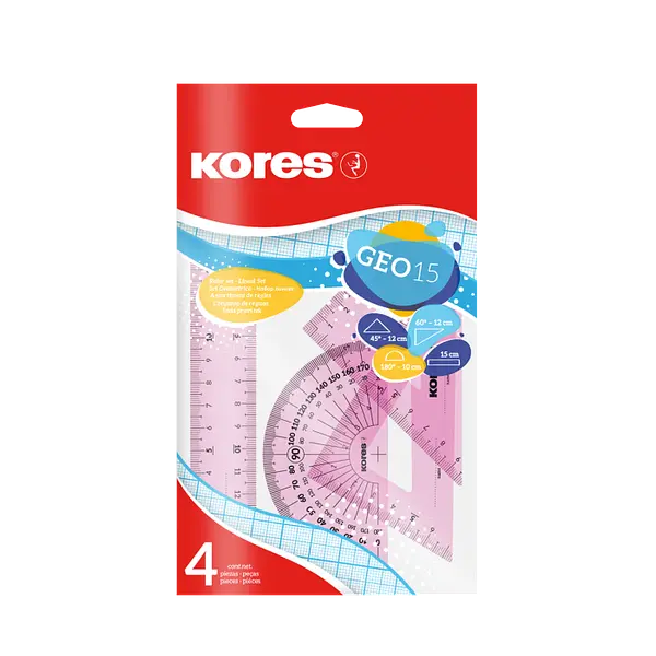 Juego Geometrico Mini Rigido Kores