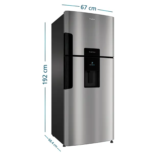 Nevera Mabe No Frost 470 L Brutos Inox