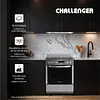 Estufa Challenger Con Horno Inox 60 Cm 4 Puestos Gas Propano