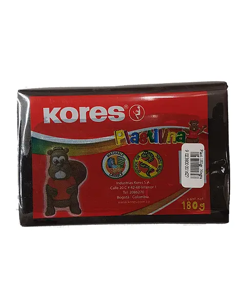 Plastilina Kores Barra 180 Grs Stdo