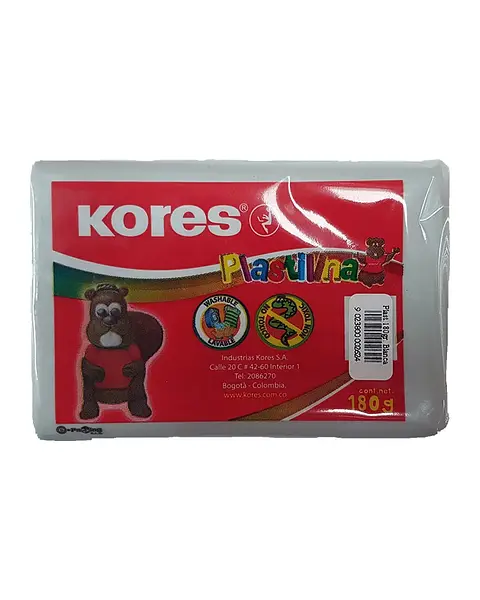 Plastilina Kores Barra 180 Grs Stdo