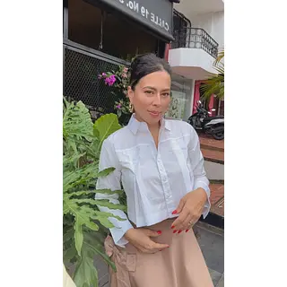 Camisera Corta Blanca